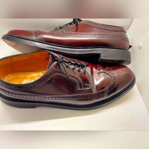 STAFFORD Vintage Burgundy Wingtip Mens Size 11